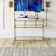 Ciara 37'' Glass Top Console Table
