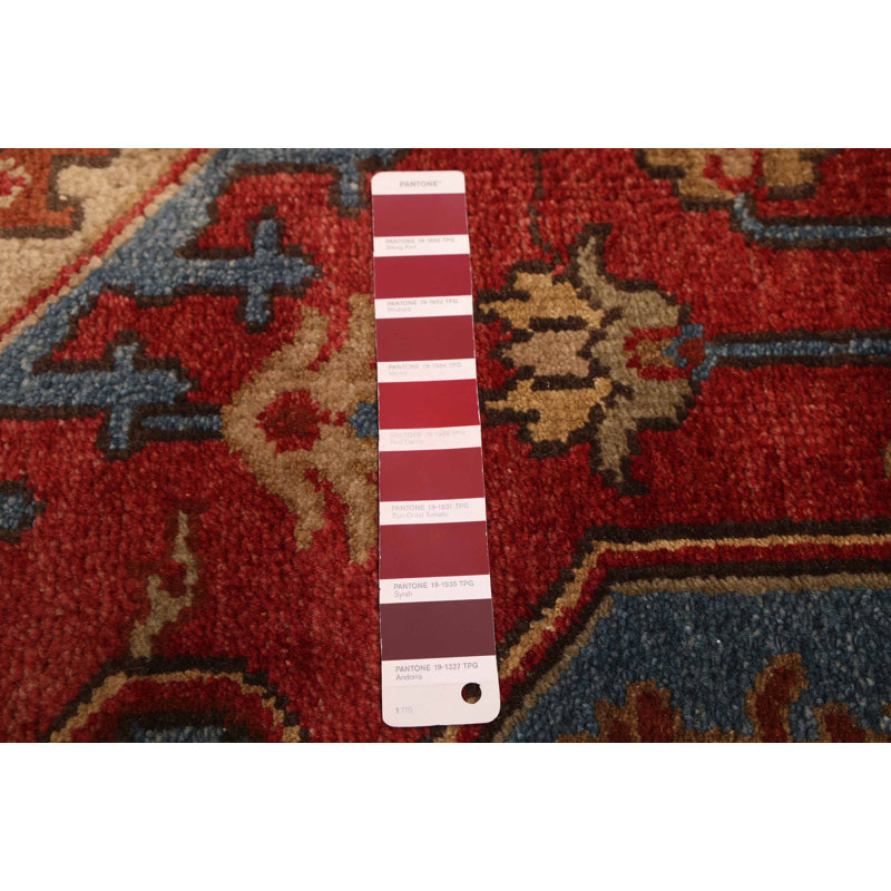 Tapis rouge Serapi Heritage 7 pi 10 po x 9 pi 11 po