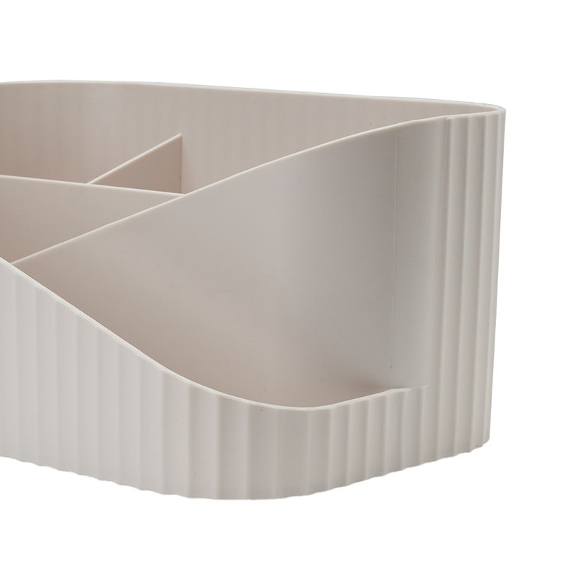 Breyon Plastic 5 Compartment Makeup Organiser