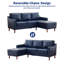 Canapé modulaire réversible 2 pièces Azriah-340123605