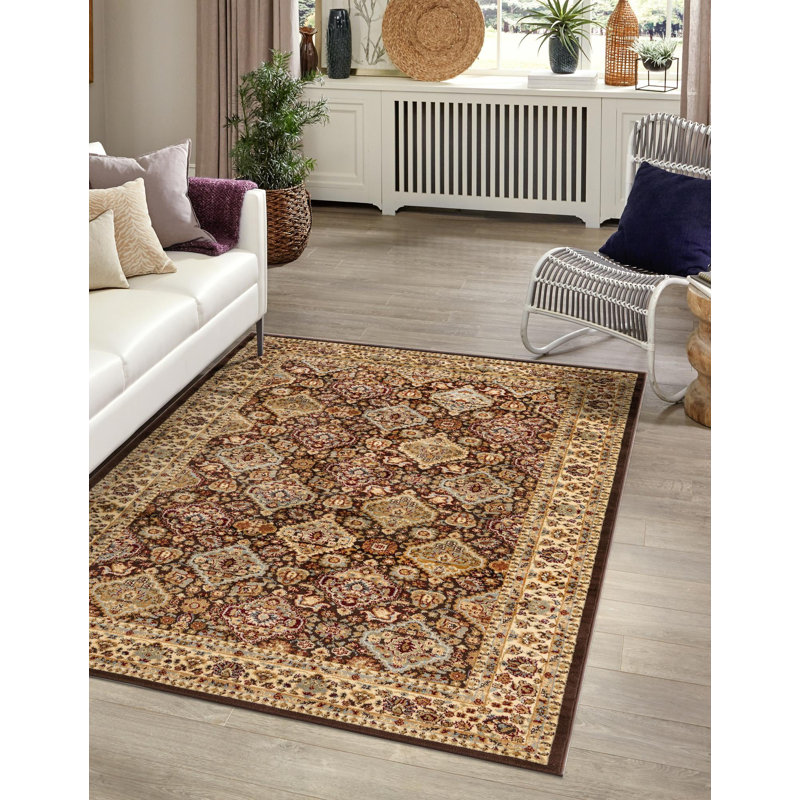 Schmitt Oriental Indoor Rug, Rectangle 3'3" x 5'3"