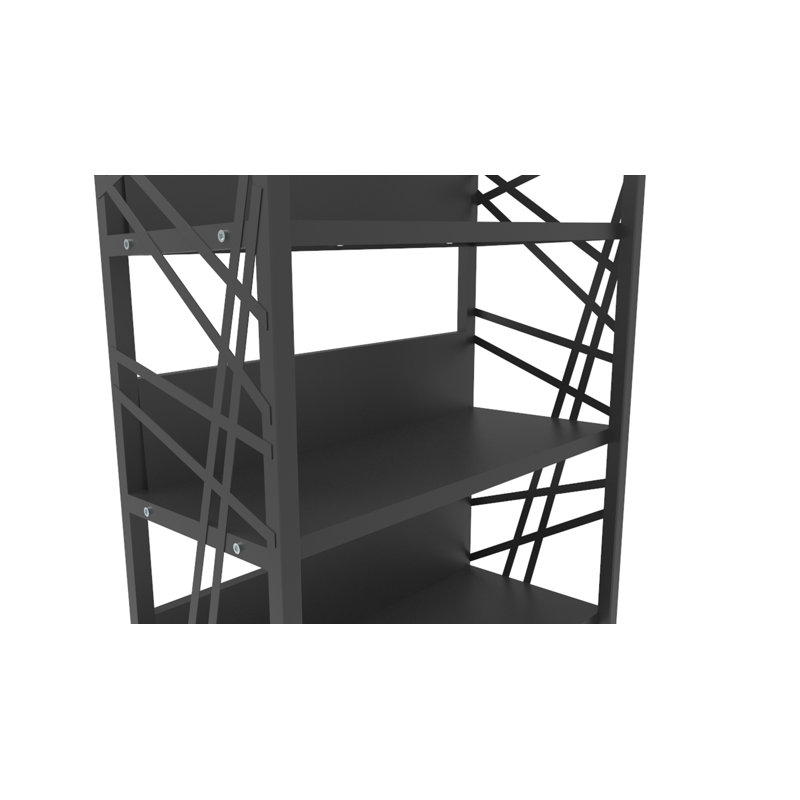 Fixturedisplays® Metal Book Cart Library Cart Pew Cart Mobile Book Storage School Book Organier 18465