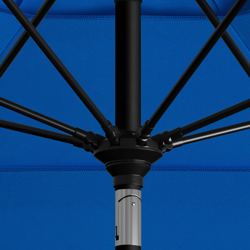 Parasol de marché 132 po Emlen, Tissu performance bleu royal