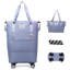 Valise légère pliable extensible à roulettes