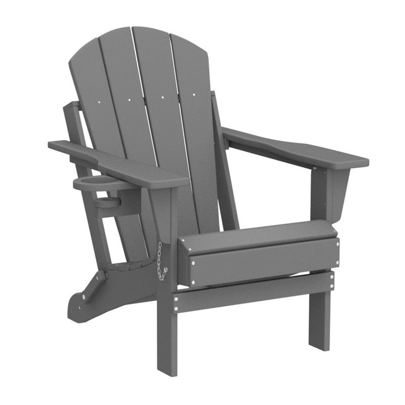 Chaises Adirondack pliantes en PEHD résistantes aux intempéries