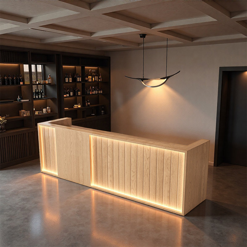 Stylish Style Cleland - Multi-usage classique pour bars, bars, pubs et salles de divertissement, Bois naturel