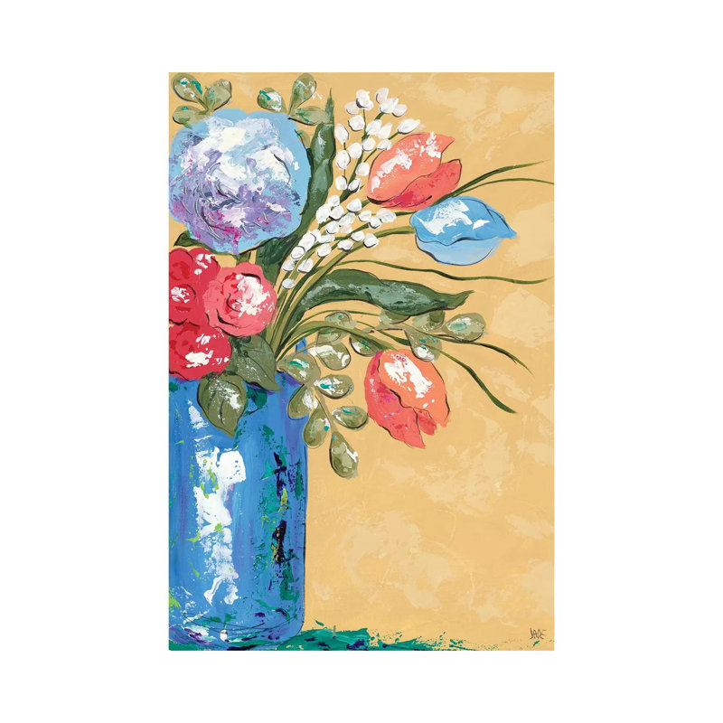 Look On The Bright Side II by Jade Reynolds - Wrapped Canvas Painting, 152.5 cm H x 101.5 cm W