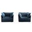 Ensemble de 2 chaises d'appoint Modern Armchairs-1570323838