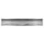 Bonde de plancher en acier inoxydable 18 po x 108 po, calibre 14 avec grille de style métro et panier de vidange amovible, homologuée NSF (km-ftg-18108)