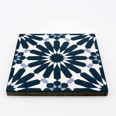 8" x 8" Cement Patterned Wall & Floor Tile