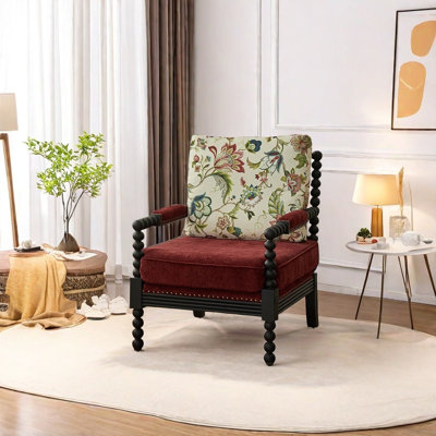 Textured Jacquard Fabric Chair