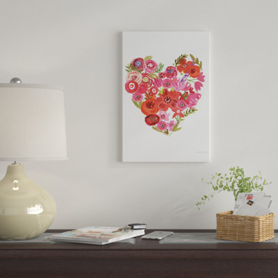 « valentine chic, word no ii », reproduction d’impression sur toile