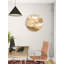 Horloge murale en verre trempé, conception abstraite de grès, horloge moderne, art mural beige, horloge silencieuse, décoration intérieure, horloge de bureau, cadeau unique-541731888-541731889