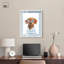 «Seabreeze Scout I Shadowbox Print Fun Dog» par Art Remedy, cadre blanc, 20 x 24-35456535-35456534