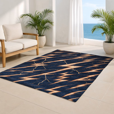Tapis intérieur et extérieur gris Nature