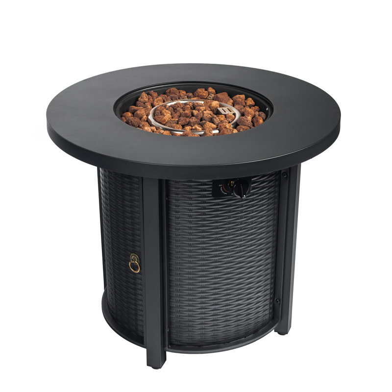 30Inch Propane Round Fire Table 40000BTU Propane Fire Pit Table