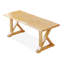 Bureaux rectangulaires en bois massif Burlywood-365137289