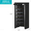 Commode 7 tiroirs pour la lingerie, noire