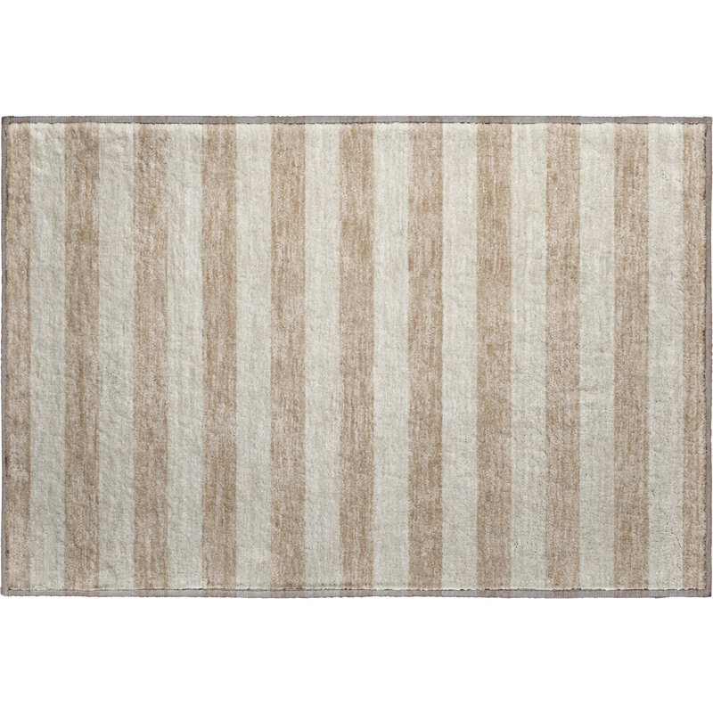 Cerrito Area Rug with Non-Slip Backing, Rectangle 1'8" x 2'6"