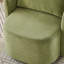 Fauteuil d'appoint pivotant à 360 ° avec chaise courbée et design incurvé pour le salon, la chambre et le bureau-182953876