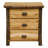 Fireside Lodge Hickory Log XL Three Drawer Nightstand - Espresso-1791078285