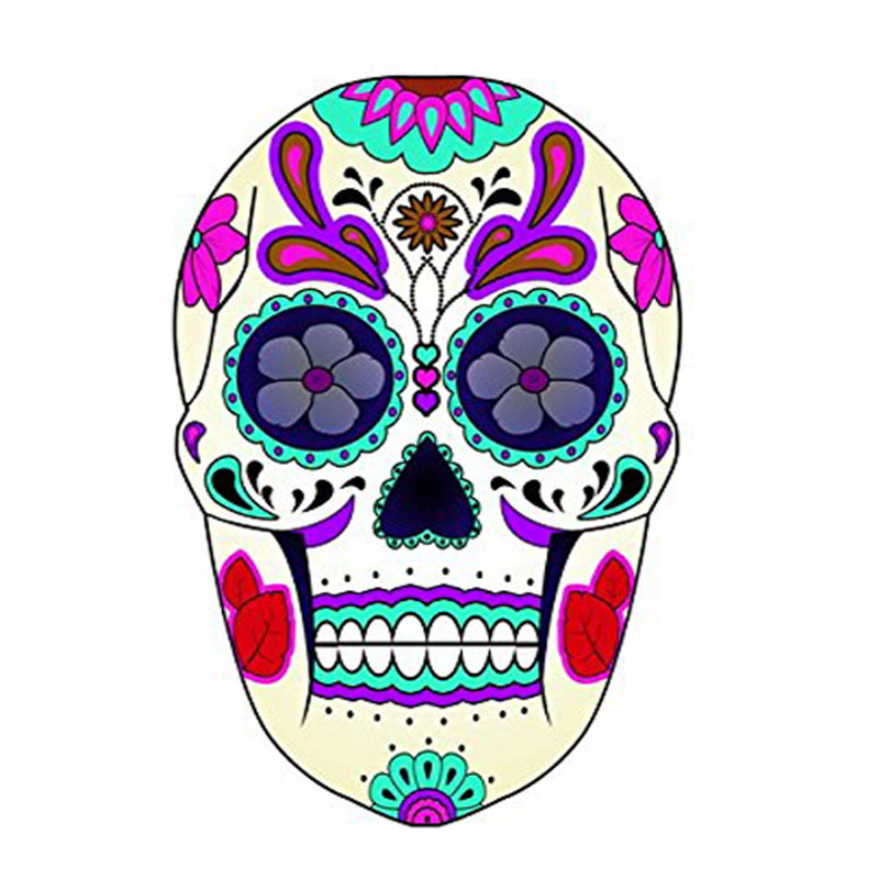 Décalcomanie murale day of the dead Dimondale, Rose / Rouge