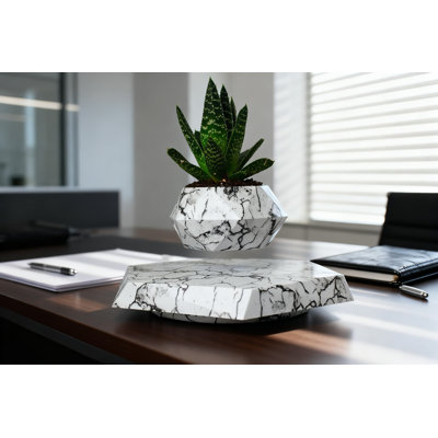 Magnétique pot à fleurs avec plantes