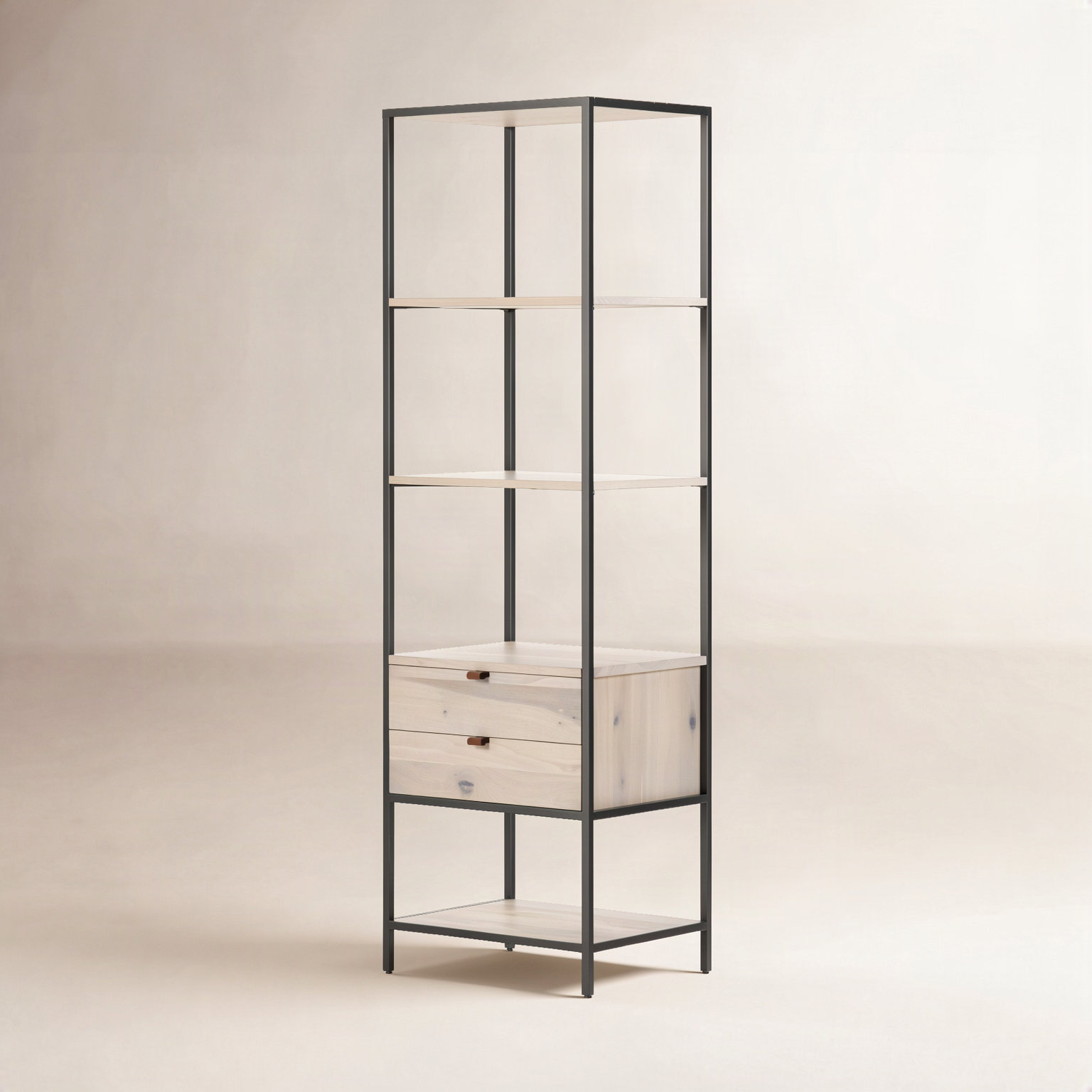 Loki 24" Bookcase, Dove Poplar