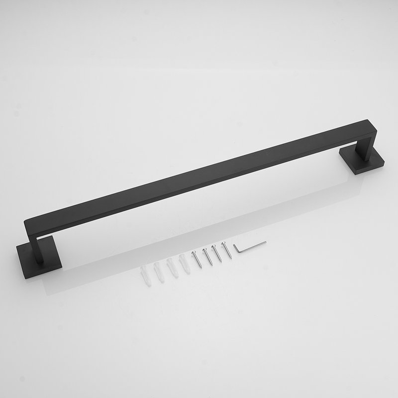 Barre à serviettes murale 21,9 po, Matte Black