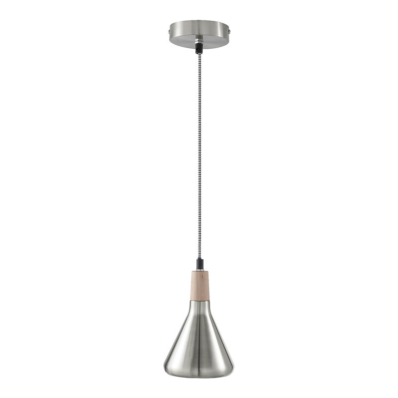 Venanzio 1 - Light Cone Pendant, Nickel Matt