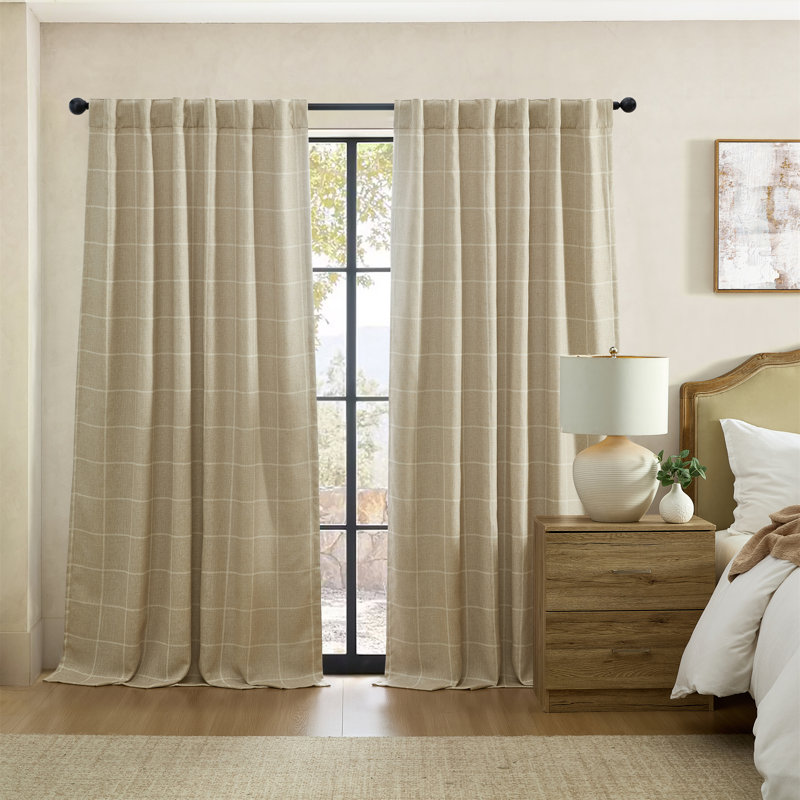 Rideau obscurcissant Saffo, Sable, L 52 po x L 108 po