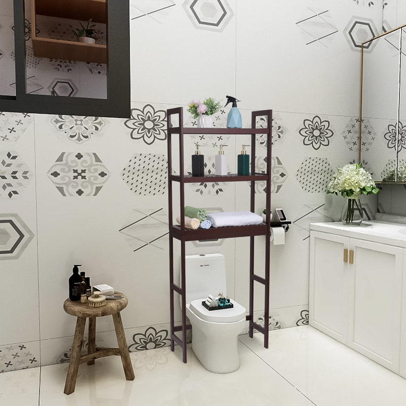 Étagère de salle de bain Bamboo, Brun