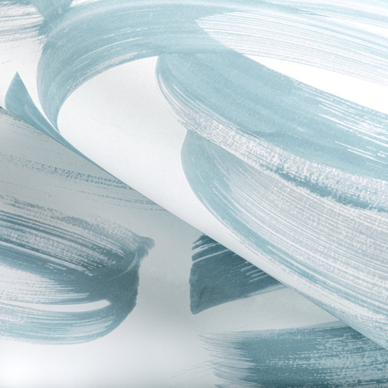 Rhapsody Laryo 11' L x 27.5" W Wallpaper Roll, Sky