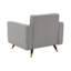 Chaise d'appoint capitonnée 33,1 po de largeur