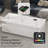 Modern LED Coffee Table, 47.2-Inch Coffee Table With Wireless Charging And Speaker, Large Storage Space, High Glossy Coffee Table For Living Room, Bedroom-905802569