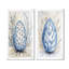 «Aqua Dragon Egg I - Dragons», ensemble d'art mural abstrait moderne, ensemble de 2-68866127-193254469