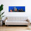 Nuit, paysage urbain, Dallas, Texas, États-Unis, art abstrait moderne, art mural urbain-474367944