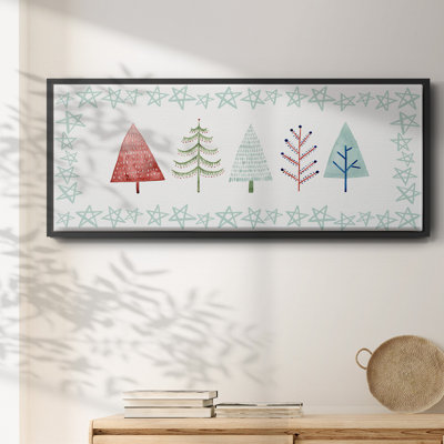 Christmas Tree Whimsy Collection C-, toile encadrée