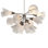 Mobius 12 - Light Sputnik Modern Linear Chandelier