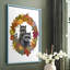 Reproduction de couronne de ratons laveurs feuille d'automne - bois massif-938212524-938212531