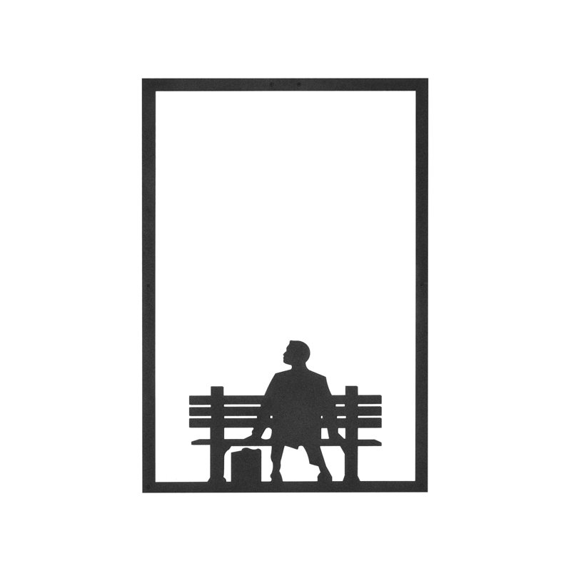 Elegant Decorative Metal Wall Accessory, Black, 17.7 x 25.6 inches | 100% Metal, Thickness: 0.08 inches | Perfect for Home Decor & Office Spaces, Durable and Stylish Design, Adds a Modern Touch to Any Room