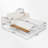 55.02'' Wide Rectangle Iron Patio Daybed with Cushions-95943465