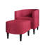 Ensemble de fauteuil et repose-pieds rembourrés-759008841