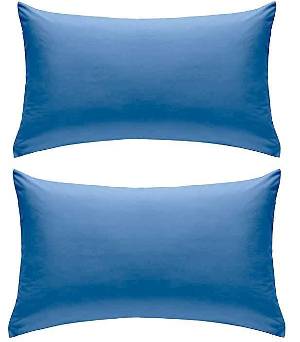Plain Weave / Muslin Pillow Case, Blue