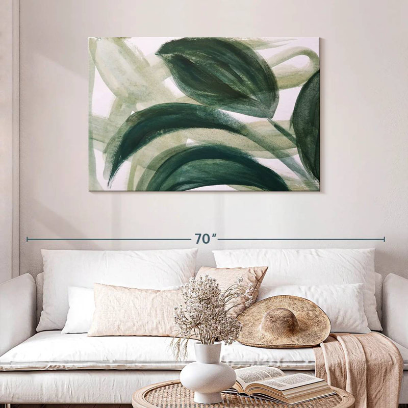 Harnek Abstract Plant, 30" H x 45" W