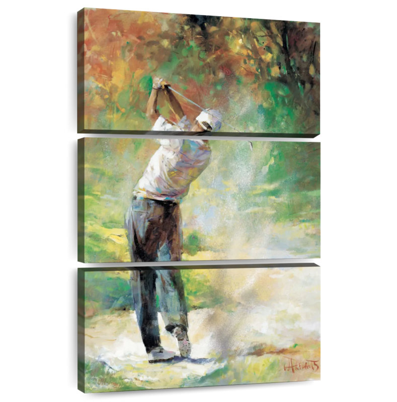 Sireci A Perfect Day For Golf, 50" H x 32" W