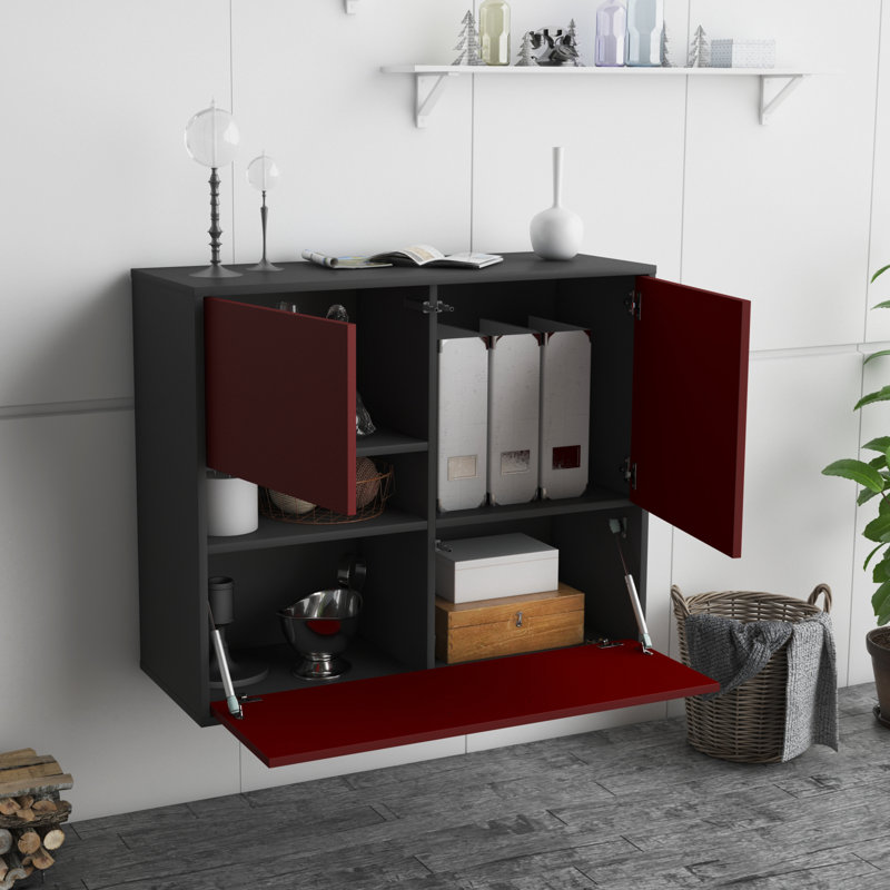 Rubenstein 92cm Sideboard, Red