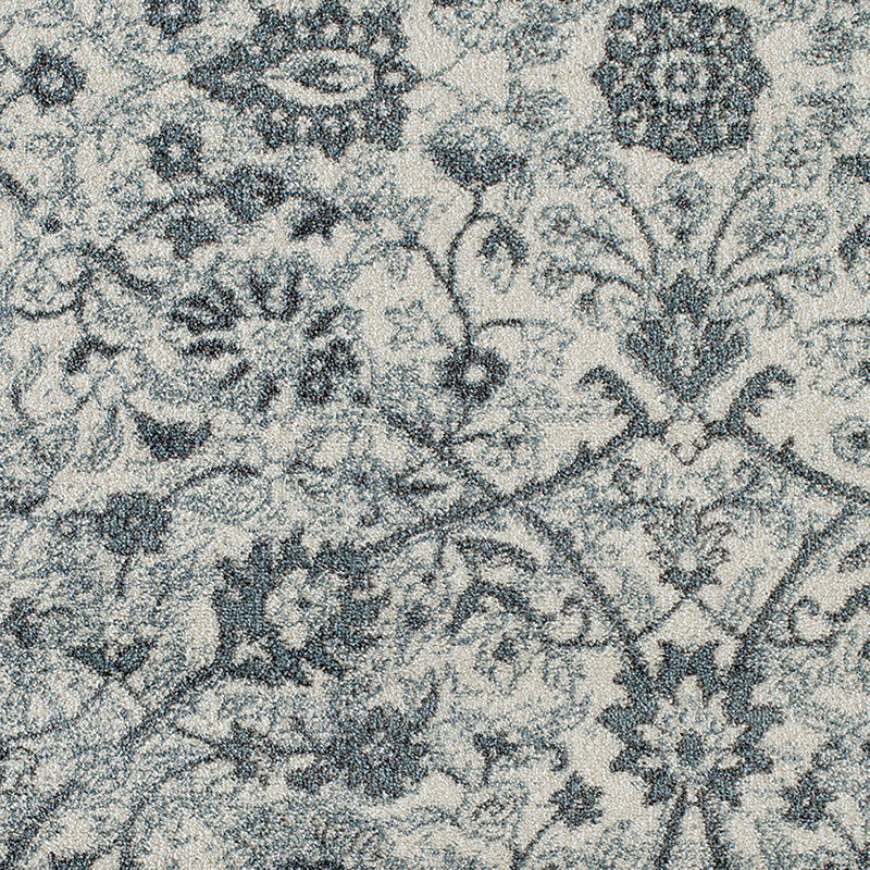 Honig Traditional Floral Low Pile Performance Area Rug, Rectangle 4' x 6'