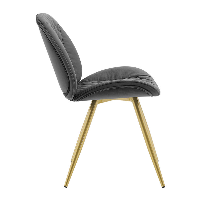 Dash Upholstered Dining Chair, Grey