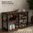 2-In-1 Coat Rack Shoe Bench Set, 5-Hook Hall Tree With Bench And Shoe Storage For 10 Pairs Of Shoes For Entryway, Hallway, Brown